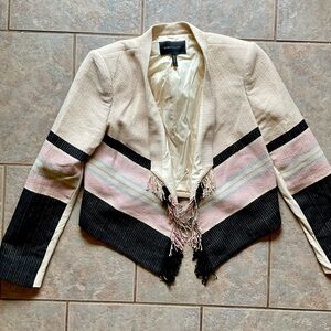 BCBG Maxzaria Blazer with Fringe